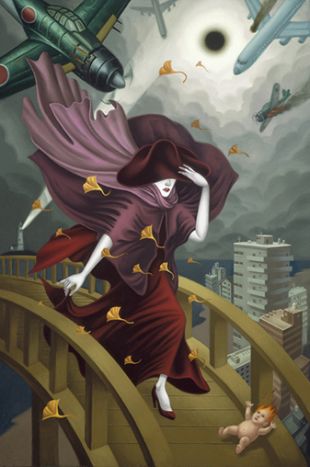 Le tableau Moonlight (Matasaburo of the Wind) d'Alex Gross