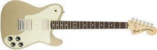 Fender Chris Shiflett Telecaster Deluxe Rosewood Fingerboard Electric Guitar, Shoreline Gold