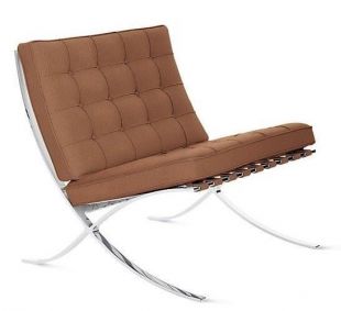 Barcelona Chair  H 30.25" W 29.5" D 30" Seat H 17" by Knoll