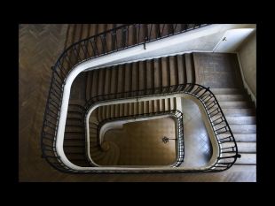 Poster "Paris Staircase, Downview" de William Curtis Rolf / Limited Edtion 2010