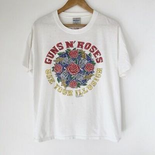1991 Guns N Roses Use Your Illusion Vintage Tour Band Rock Shirt 90s
