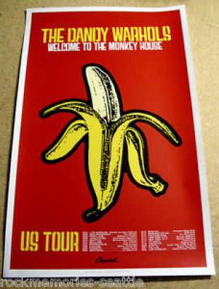 Dandy Warhols US Tour 2005 Poster Andy Warhol