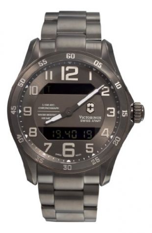 Victorinox Swiss Army Men's 241300 Chrono Classic XLS MT Quartz Gunmetal watch