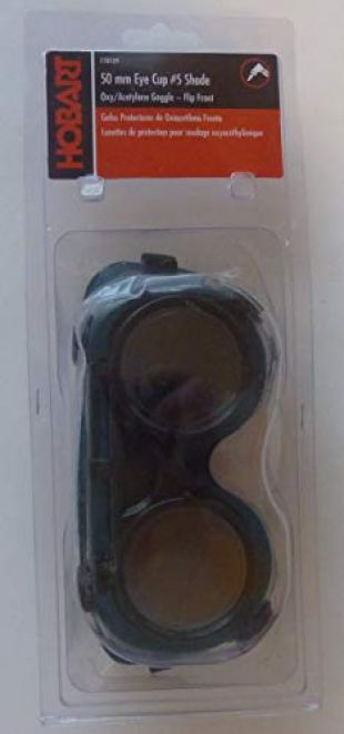 Hobart 770129 Oxy/Acet, Goggle - Flip Front, 50mm Eye Cup Shade 5 Model: 770129 Tools & Home Improvement