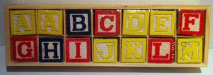 Cubes alphabet bois (1055)