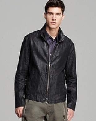 John Varvatos Collection Linen Short Jacket
