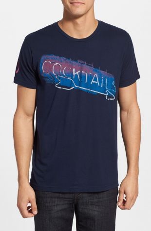 Jacks & Jokers 'Cocktails' Graphic T-Shirt
