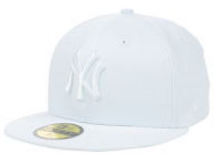 New York Yankees MLB White on White Fashion 59FIFTY Cap