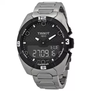 T-Touch Expert Solar Black Dial Men's Watch T0914204405100