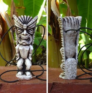 Scrubs collier Tiki Bahamas en fonte d’origine prop moule JD et Turk