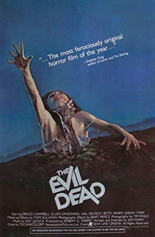 Evil Dead . Horreur De Classique Affiche Du Film . Différentes Tailles - A4 Size 21 x 29 cms