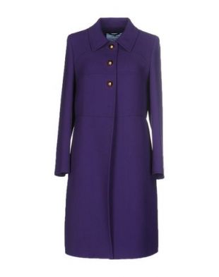 Prada - PRADA - Purple Coat with Gold Buttons