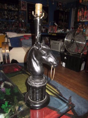 lampe tête de cheval