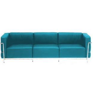 LC3 Grand Modele Three-Seat Sofa with Down Cushions