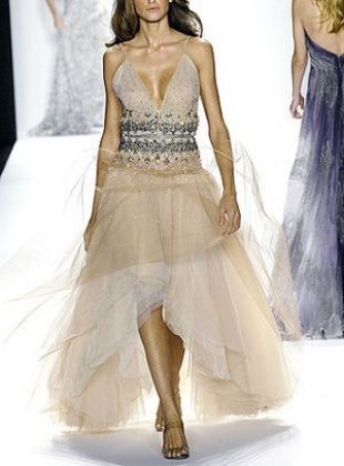 Bill Blass Spring 2007 Embellished Gown