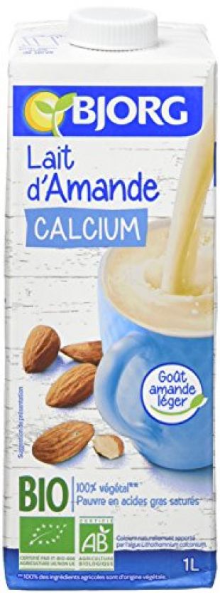 Lait d'amande Almond Calcium BIO Bjorg 1L