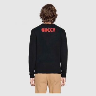 Gucci Cardigan maille de laine Bugs Bunny
