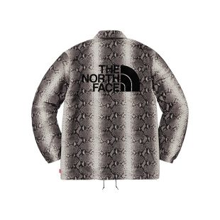 Supreme The North Face Snakeskin Taped Seam Coach Jacket Black (SS18)