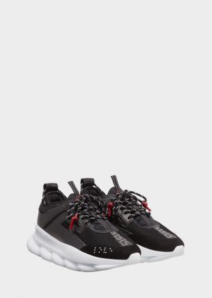 Baskets Chain Reaction   Noires   Versace Homme | Boutique en Ligne France