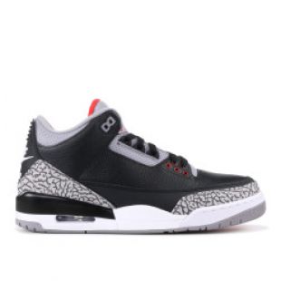 Air Jordan 3 Retro Og "black Cement"   Air Jordan   854262 001   black/fire red cement grey | Flight Club