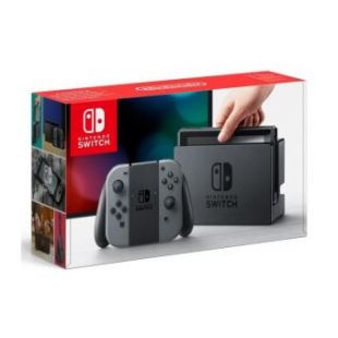 Console Nintendo Switch avec une paire de Joy Con gris
