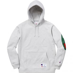Supreme Champion Hooded Sweatshirt (SS18) Ash Grey