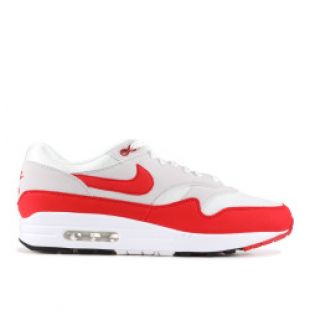 Nike Air Max 1 Anniversary   Nike   908375 103   white/university red | Flight Club