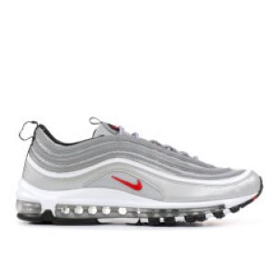 Nike Air Max 97 Og Qs "silver Bullet 2017" Nike 884421 001 metallic silver/varsity red | Flight Club