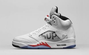 Air Jordan V Retro Supreme White