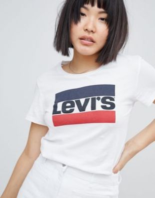 Levis   Perfect   T shirt avec logo vintage at asos.com
