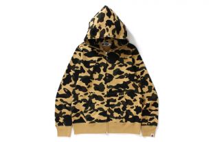 A Bathing Ape - Bape 1st Camo Full Zip Hoodie Yellow