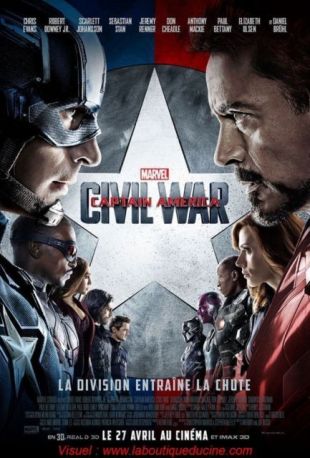 CAPTAIN AMERICA CIVIL WAR Affiche Cinéma pliée 60x40 Movie Poster CHRIS EVANS | eBay
