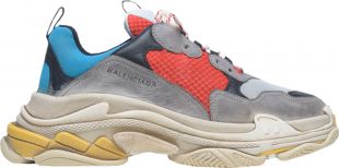 Balenciaga Triple S Grey Red Blue (2018 Reissue)