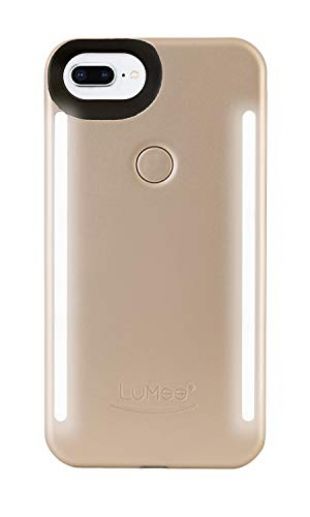 LuMee Duo étui de téléphone pour iPhone 6, 6s & 7 Plus - Or Mat