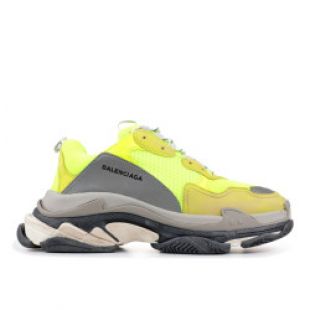 Balenciaga White And Purple Triple S Sneakers The Webster