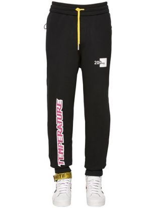 Off White black temperature sweatpants