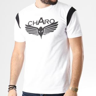 Charo   Tee Shirt Varsity Blanc   LaBoutiqueOfficielle.com