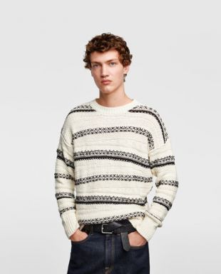 JACQUARD SWEATER   KNITWEAR MAN AW/18 | ZARA United States