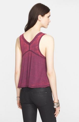 Free People 'Breezy' Seam Detail Slub Knit Tank
