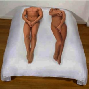 CHEEKY NUDE DUVET COVERS