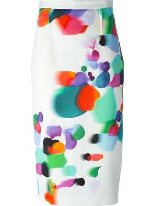 ROLAND MOURET  'Arreton' pencil skirt