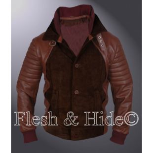 Horns Daniel Radcliffe Igantius Ig Perrish Jacket Suede and Nappa Leather Jacket