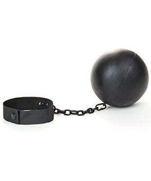 Boulet et chaînes de prisonnier adulte