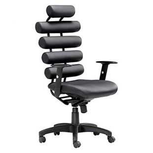 Zuo Unico Office Chair, Black