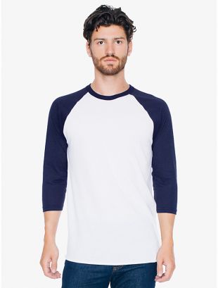 50/50 Raglan 3/4 Sleeve T-Shirt