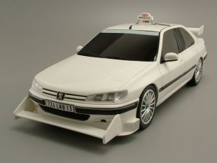 Peugeot 406 blanche 1998