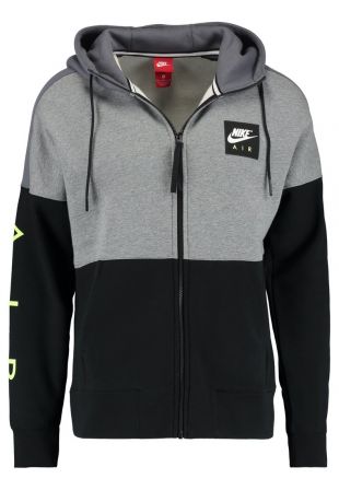 HOODIE   Veste en sweat   carbon heather/dark grey/black/white @ ZALANDO.FR ????