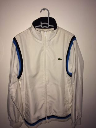 Veste lacoste blanche sport survêtement