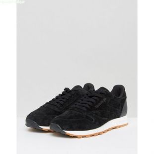 reebok black suede