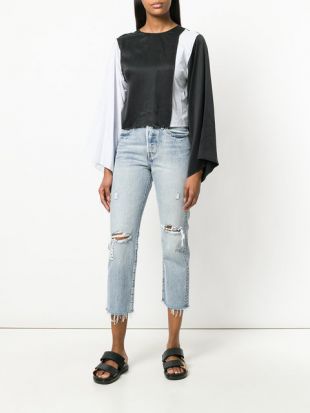 Levi's Ripped Cropped Jeans